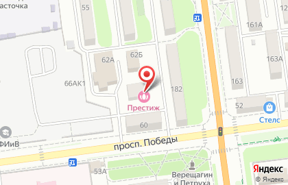 Парикмахерская Престиж на проспекте Победы на карте