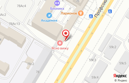 Салон красоты Ice Curly на метро Калужская на карте