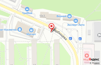 Киоск по продаже печатной продукции на улице Карбышева на карте