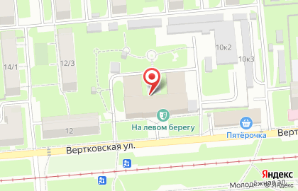 ООО Интер-Нова на Вертковской улице на карте