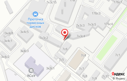 Рикон на Енисейской улице на карте