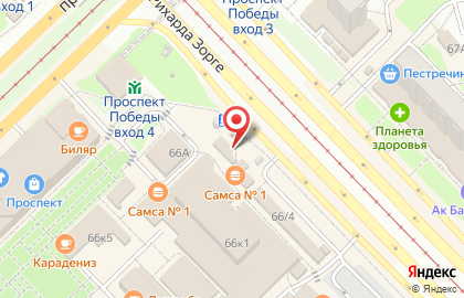 Живая рыба на улице Рихарда Зорге на карте