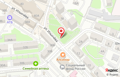 Алёнка на улице Ильичева на карте