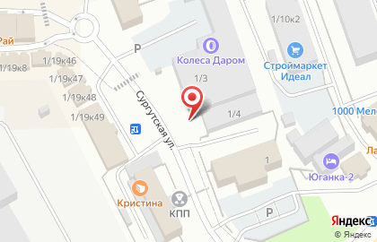 Мебельный магазин Мебель стиль на Сургутской улице на карте