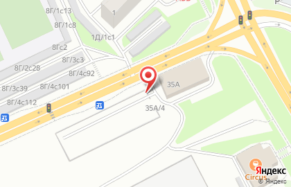 Автостоянка в Красноярске на карте