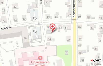 Областной противотуберкулезный диспансер им. М.Б. Стоюнина на карте