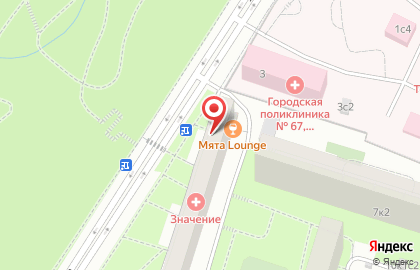Продовольственный магазин в Москве на карте