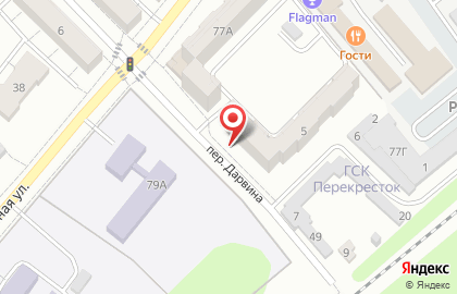 Киоск по продаже хлебобулочных изделий Орловский хлебокомбинат в переулке Дарвина на карте