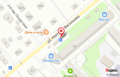 Магазин товаров для животных в Пскове на карте