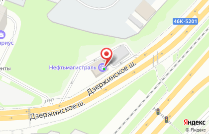 Нефтьмагистраль в Москве на карте