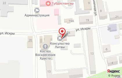 Консульство Литовской Республики на карте
