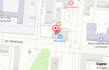 Автосервис Мотодор в Екатеринбурге на карте