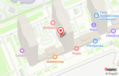 Ателье 27 на улице Фёдора Абрамова на карте