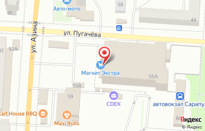 Оптово-розничная компания Парикмахер-Сервис на улице Азина на карте