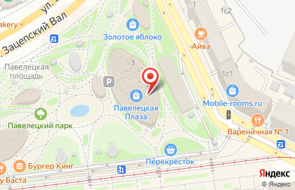 Итальянский ресторан Osteria Mario на Павелецкой улице на карте
