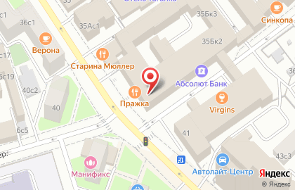 Вариант на Воронцовской улице на карте