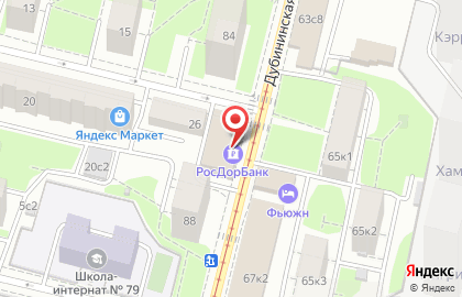 Банкомат Росдорбанк на метро Тульская на карте
