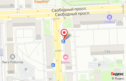 Продуктовый магазин ДоброМаркет на карте