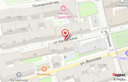 Прайм на улице Кропоткина на карте