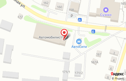 Автомобилист, ЗАО на карте