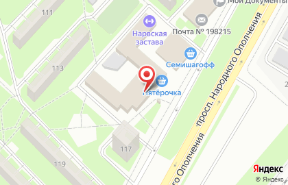 Ремонт бамперов Красносельский район СПБ на карте