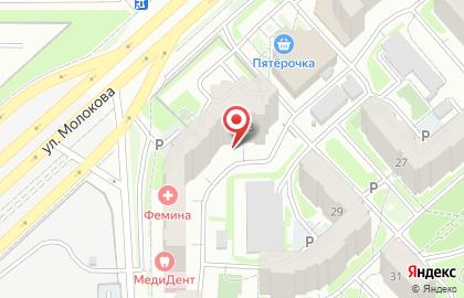 ООО Прогресс-М на улице Молокова на карте
