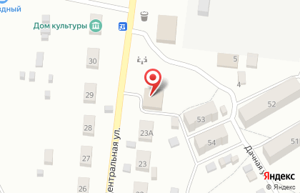 Центральный на Центральной улице на карте