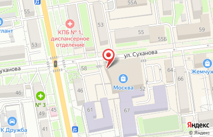 Магазин бижутерии Jenavi на улице Суханова на карте