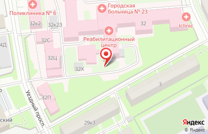 Поликлиника # 6 на карте