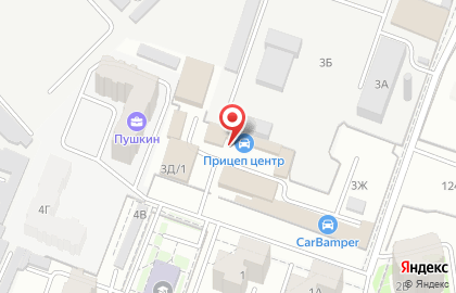 Дисконт-центр автозапчастей Багаж-Авто в Дзержинском районе на карте