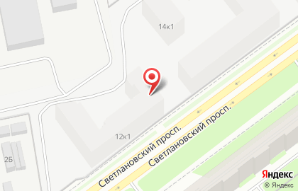 Автосалон Авангард на Светлановском проспекте на карте