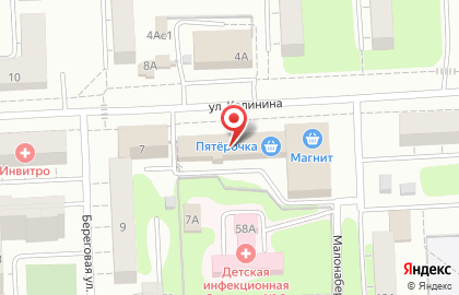 Кафе Авангард в Калининском районе на карте
