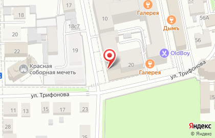 Академия красоты Эколь на улице Трифонова на карте