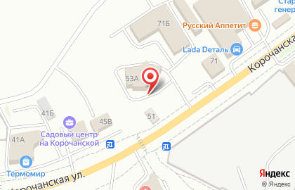 Магазин АВС-электро на Корочанской улице на карте