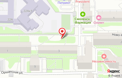 Киоск по продаже диабетических продуктов на карте