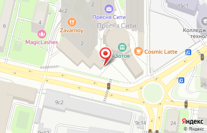 Химчистка премиум-класса ICleaning в Пресненском районе на карте