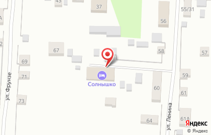Гостиница Солнышко, гостиница на улице Ленина на карте