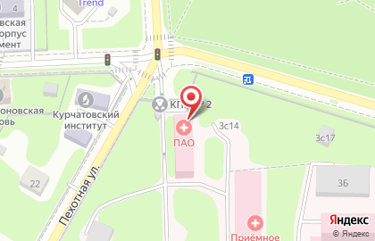 Городская похоронная служба Ритуал на метро Октябрьское поле на карте