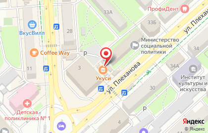 Магазин кондитерских изделий в Правобережном районе на карте