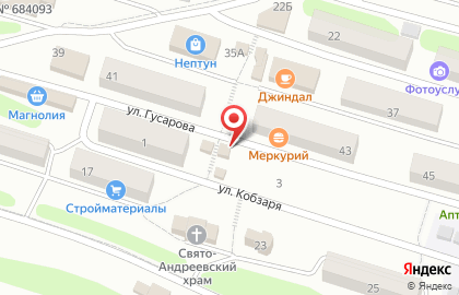 Магазин овощей и фруктов в Петропавловске-Камчатском на карте
