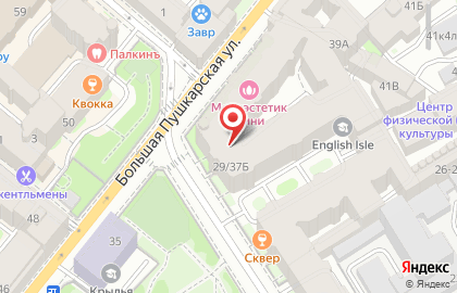 Клиника косметологии Медиэстетик мини-клиника на Большой Пушкарской улице на карте