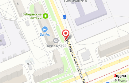 Киоск по продаже фруктов и овощей в Кировском районе на карте