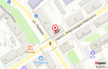 Багетный салон Петрофрейм в Петрозаводске на карте