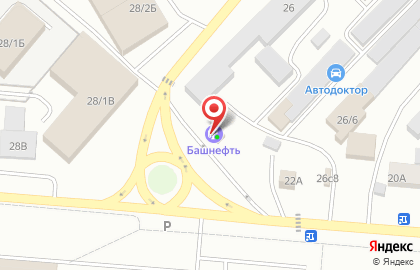 Автомойка Башнефть на улице 70 лет Октября на карте