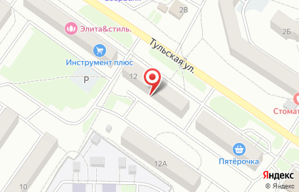 Гипермаркет Магнит в Туле на карте