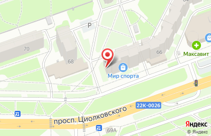 Академия молодости Ольги Капраловой на карте