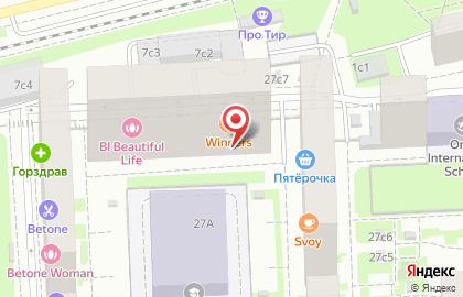 Кофейня Winners в Хорошево-Мневниках на карте