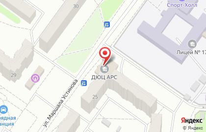 Детско-юношеский центр Арс в Костроме на карте