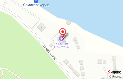 Гостиница Казачья пристань на карте