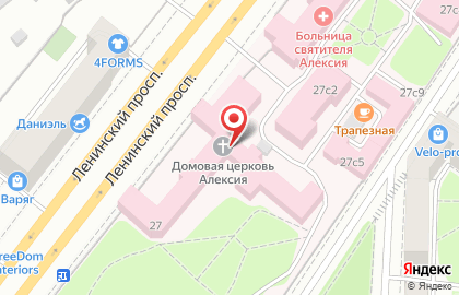 Салон Точка Спа на Ленинском проспекте на карте
